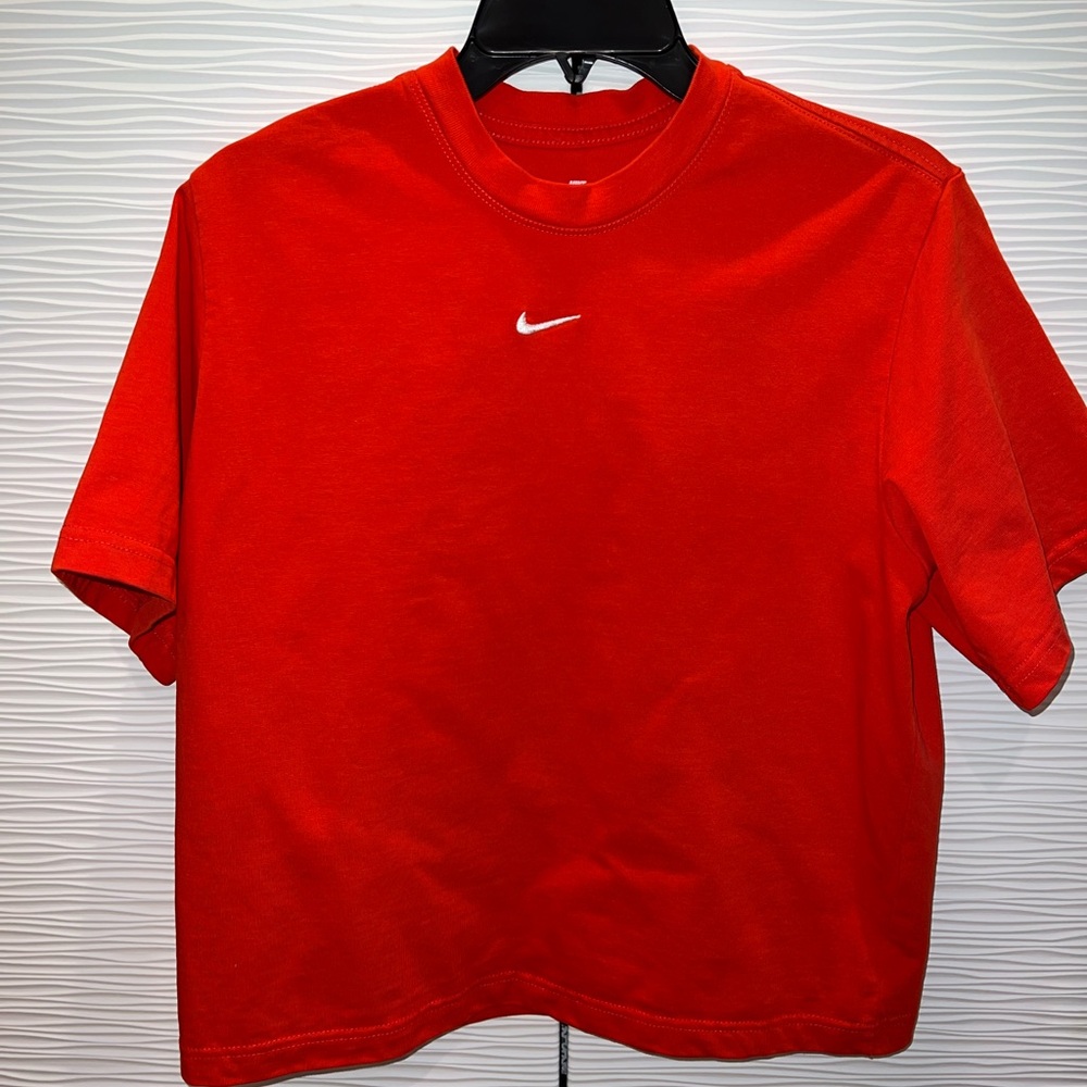 Nike Fire Red Crop Tee